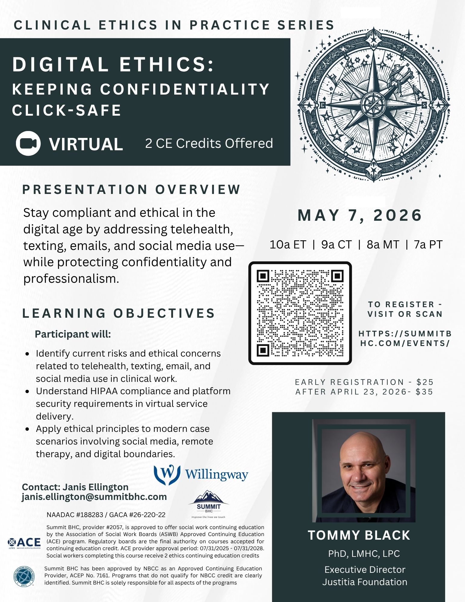 Digital Ethics: Keeping Confidentiality Click-Safe Event Flyer